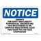 Signmission OSHA Notice Sign, 10" H, Rigid Plastic, Parents For Safety And Liability Purposes Sign, Landscape OS-NS-P-1014-L-17117 - alternate 1